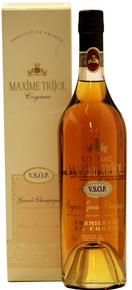 MAXIME TRIJOL VSOP COGNAC 750 GRANDE CHAMPAGNE FROM FRANCE