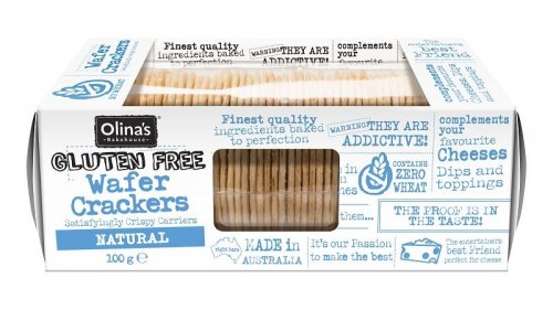 Olina's Bakehouse: Gluten Free Wafer Crackers