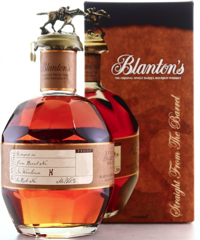 Blanton's Straight From The Barrel Bourbon Whiskey (Barrel Proof) 6 Pack  700ml